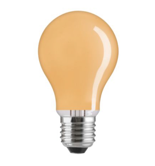 Лампа накаливания цветная (оранжевая) - General Electric Coloured GLS 25A1/O/E27 1000h - 90923 фото