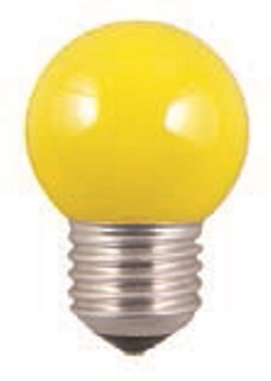 Лампа накаливания KOMTEX (Comtech) цветная DC 10 E27 YELLOW CH911203 фото