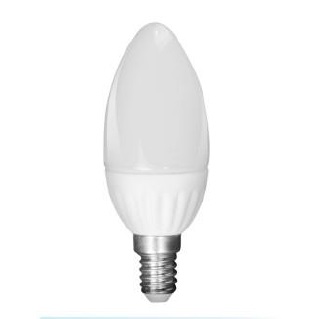 Лампа светодиодная декоративная (свечеобразная) - LEEK PREMIUM SV LED 220V 5W 4200K E14 350lm 30000h матовая - LE010502-0016 фото