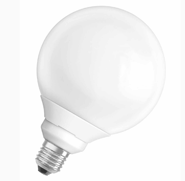 Лампа люминесцентная шарообразная OSRAM DULUX INTELLIGENT DIM - GL 15W/825 E27 840lm 2500K - 4008321924209 фото