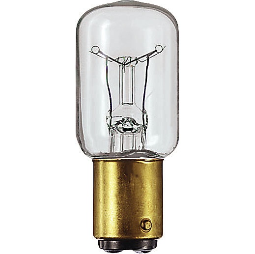 Лампа накаливания для швейных машин - Philips Appliance T22X51 B15d прозрачная 230V 20W 120lm - 872790094706900 фото