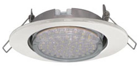 Ecola GX53 H4 Downlight without reflector_white (светильник) 38x106 - 10 pack - Код: FW5310ECB фото