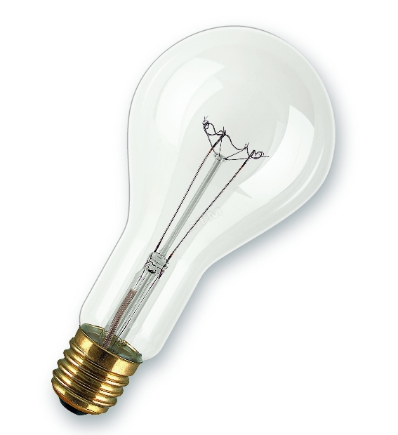 Лампа накаливания с защитой от перегрева (прозрачная) - OSRAM SPC. A T CL 300W 230V 4600lm E40 - 4050300012933 фото