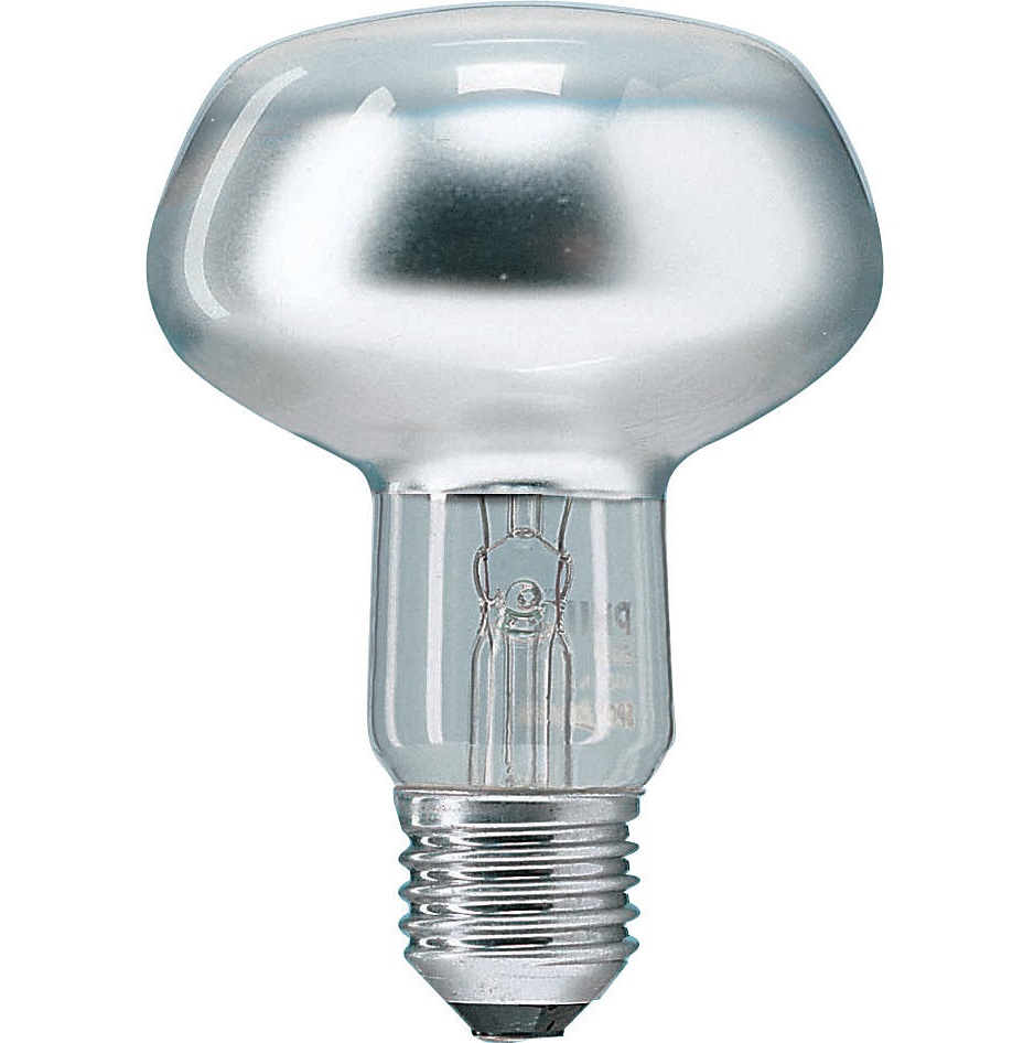 Лампа накаливания рефлекторная - Philips Reflector NR80 матовая 230V 75W 1600cd 25° - 871150006401178 фото