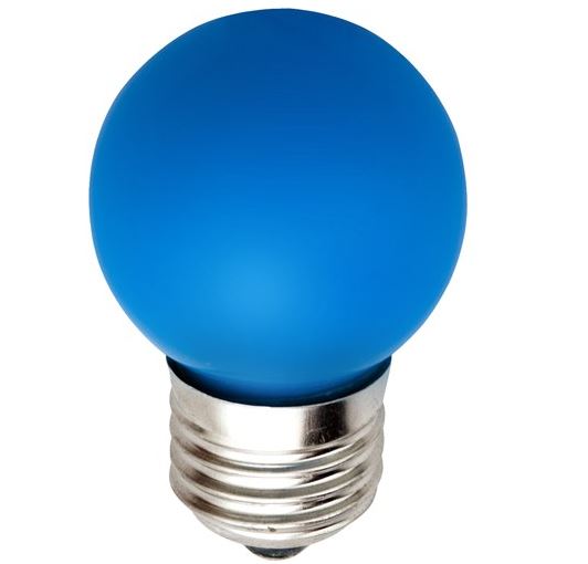 Лампа накаливания шарообразная цветная – Foton DECOR P45 CL 10W E27 BLUE FOTON_DECOR_P45_CL_10W_E27_BLUE фото