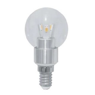Лампа светодиодная декоративная (шарообразная) - LEEK PREMIUM CK1 LED 220V 4W 3000K E14 270lm 30000h прозрачная - LE010502-0002 фото