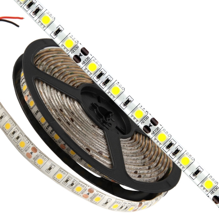Лента светодиодная - Kreonix KLS-5050-60SMD/m-10mm-IP65-DC12V-14,4W/m-5m-WW 3000K 5120lm - Kreonix-6051 фото