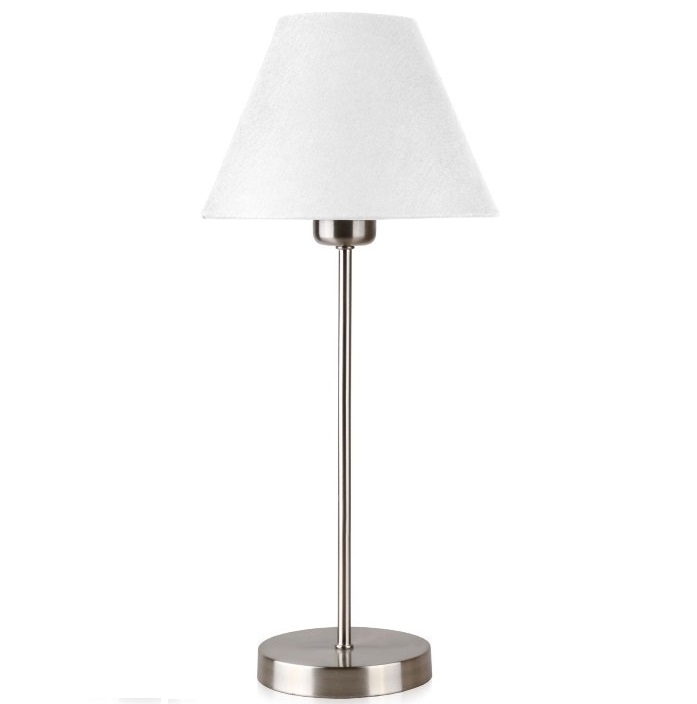 Светильник настольный декоративный - Camelion KD-403 C01 белый 220V 40W E27 - Camelion-10692 фото