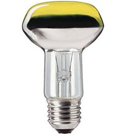 Лампа накаливания зеркальная - Philips Refl Col 60W E27 230V NR80 CL - YE 1CT/12 871150006655815 фото