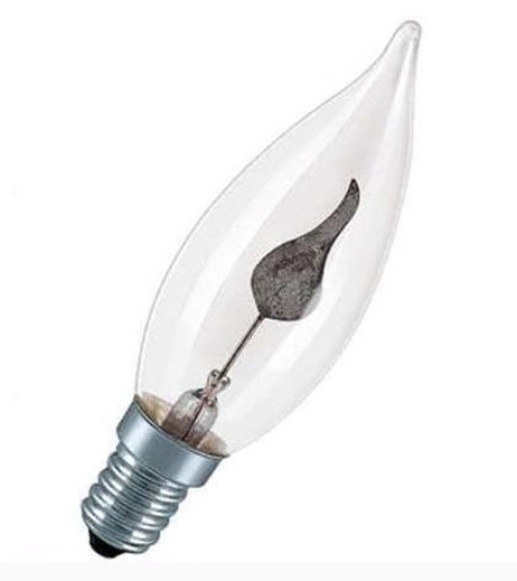 Лампа накаливания свечеобразная (свеча на ветру) - OSRAM DECOR BA FLICKER 3W 230V E14 - 4050300923680 фото