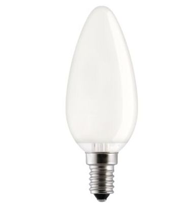 Лампа накаливания свечеобразная - GE 60C1/ FR/E14 91534 фото