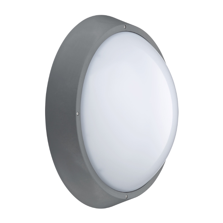 Светильник светодиодный настенный - Philips CoreLine Wall-mounted WL120V LED12S/840 PSR MDU GR IP65 18W 1200lm - 871869624104200 фото