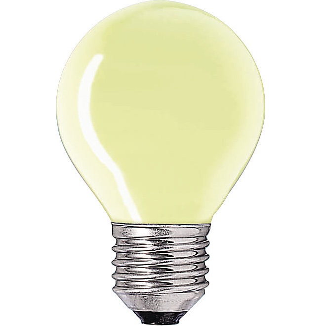 Лампа накаливания криптоновая Миньон - Philips Party P45 E27 желтая 230V 15W - 871150017745250 фото