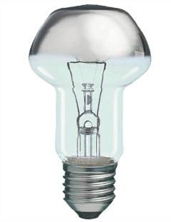 Лампа накаливания зеркальная - Philips ReflCM 60W E27 230V NR60 SI - CL 1CT/20 871150005435705 фото