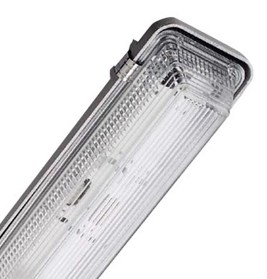 Светильник влагонепроницаемый (для низких T° до -30°C) - OSRAM IGLOO II 2x24W (DULUX) 220-240V серый - 4050300774626 фото