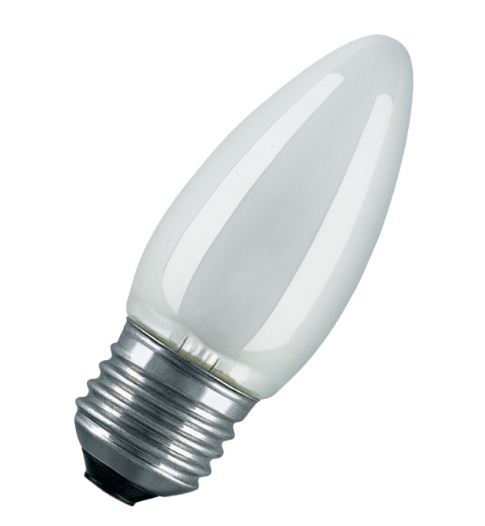 Лампа накаливания свечеобразная - OSRAM CLAS B FR 25W 230V E27 10X10X1 4050300331119 фото