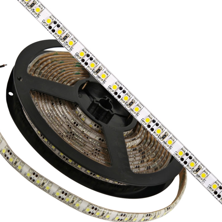 Лента светодиодная - Kreonix KLS-3528-120SMD/m-8mm-IP65-DC12V-9,6W/m-5m-CW 6500K 4800lm - Kreonix-3302 фото