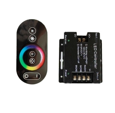 Контроллер для с\д лент - LUNA RF-TH05-B радиосигнал (черный) 12V 216W IP20 - luna-70055 фото