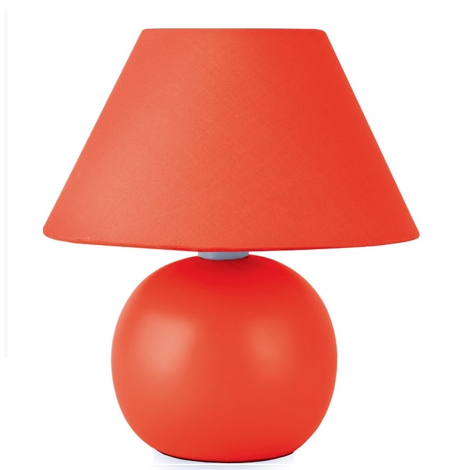 Светильник настольный декоративный - Camelion KD-408 C04 красный 220V 40W E14 - Camelion-10680 фото