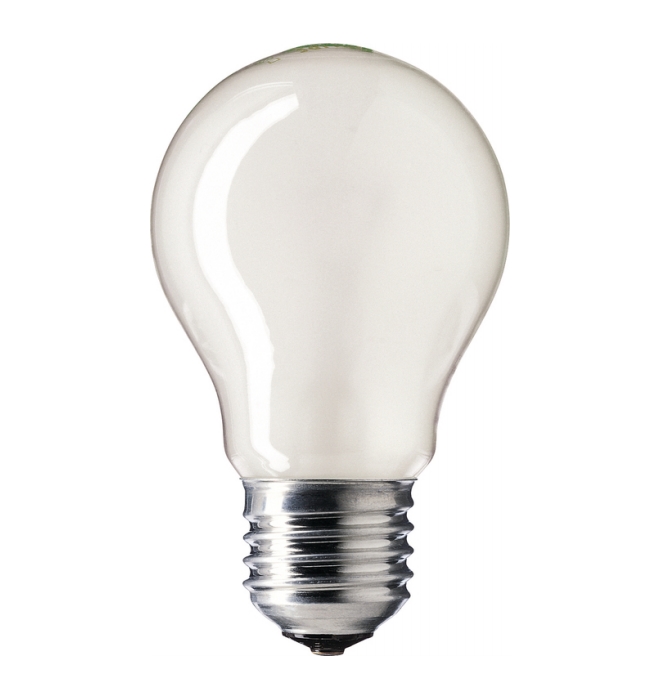 Лампа накаливания стандартная - Philips Stan 75W E27 230V A55 FR 1CT/12X10F 871150035474784 фото