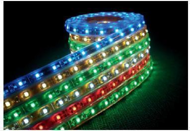 Светодиодная лента сетевого напряжения (MVS-5050 RGB) - Jazzway Лента MVS-5050/30-220V-RGB-IP68 4690601002518 фото