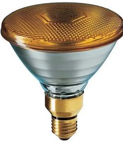 Лампа накаливания зеркальная цветная - Philips PAR38 Col 80W E27 230V YE 1CT/12 871150038057915 (снято с производства) фото