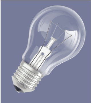 Лампа накаливания стандартная - OSRAM CLAS A CL 100W 230V E27 10X10X1 4050300005515 (снято с производства) фото
