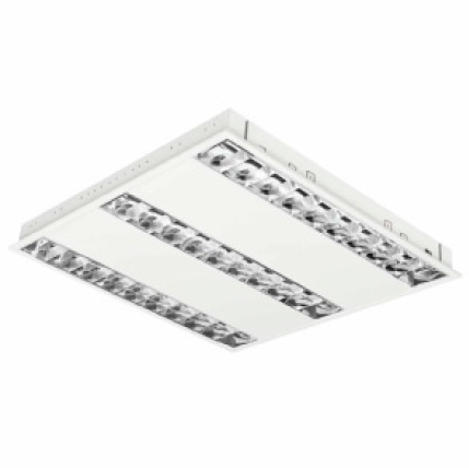 Светильник потолочный 600x600 (с параболическим отражателем) - OSRAM DEDRA T5 DPB KIT 3x14W/840 220-240V - 4008321366672 фото