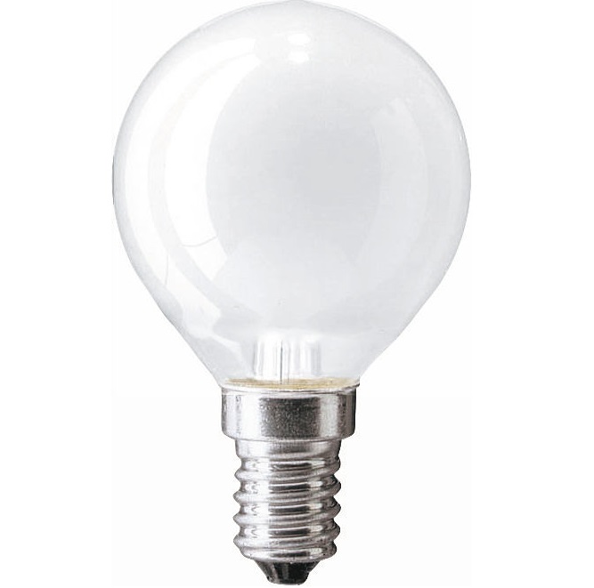 Лампа накаливания шарообразная - Philips Standard Lustre P45 E14 матовая 230V 25W 215lm - 871150001194750 фото