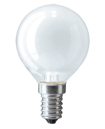 Лампа накаливания шарообразная - Philips Standard Lustre P45 E14 матовая 230V 25W 215lm - 921411144214 фото