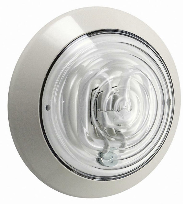 Светильник настенный/потолочный круглый - General Electric NL BRIO 2DBR38WHL 835 220 GE 1 x 38W 2D CFL - 43149 фото