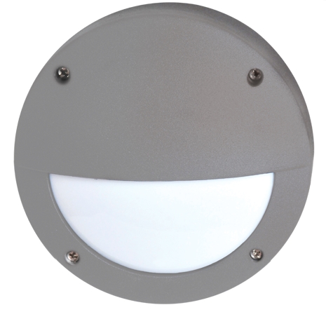 Светильник светодиодный накладной с ресничкой - Ecola GX53 LED B4140S IP65 матовый 1*GX53 Серый 145x145x65 - FS53ESECS фото