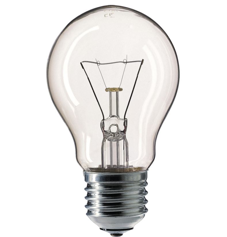 Лампа накаливания стандартная STAN 60W E27 230V A55 CL 1CT/24X5F Philips - 919993104002 (снято с производства) фото