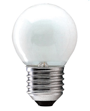 Лампа накаливания шарик - Philips NighTL-5/8W E14 220-250V P45 FR 1CT 871150006711150 фото