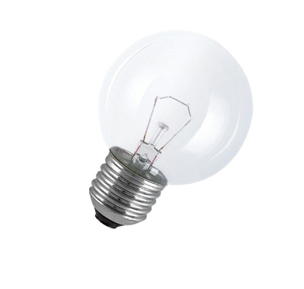 Лампа накаливания шарик - OSRAM CLAS P CL 60W 230V E27 10X10X1 4050300092447 фото