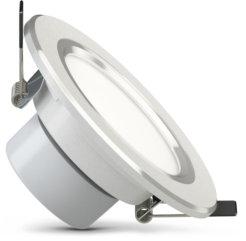 Светильник светодиодный встраиваемый - X-Flash DOWNLIGHT 220V 7W 3000K 500lm 50000h 120° серебристый - X-F-43644 фото