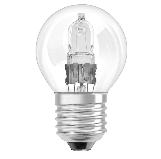 Лампа галогенная шарообразная OSRAM HALOGEN ECO PRO CLASSIC P - 64543 P PRO - 46W 700lm E27 2700K - 4008321998323 фото