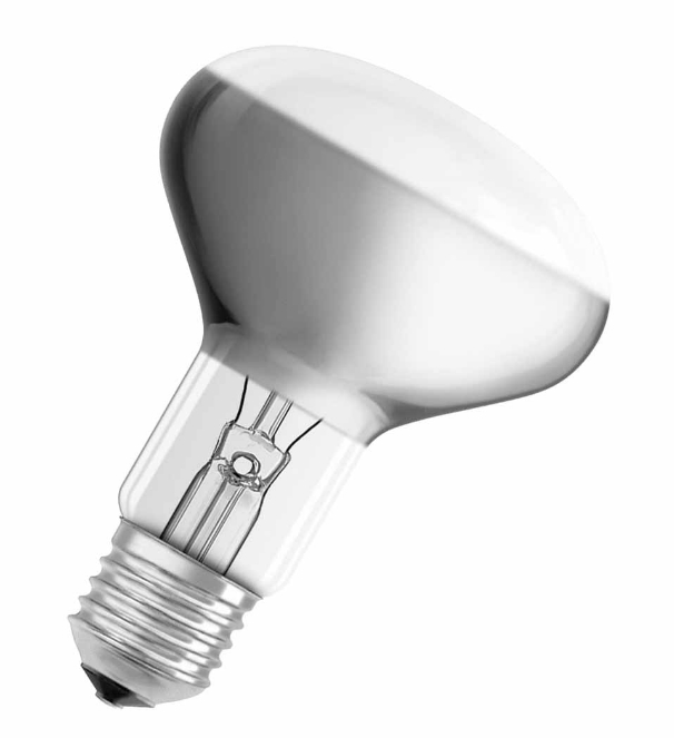 Лампа накаливания рефлекторная (зеркальная) - OSRAM CONCENTRA SPOT R80 75W 230V 345cd E27 50° - 4050300066066 фото