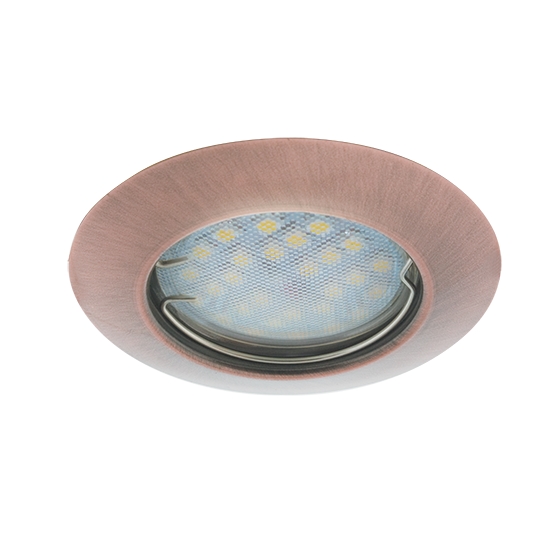 Светильник встраиваемый выпуклый - Ecola Light MR16 DL92 GU5.3 Черненая Медь 30x80 - FA1612EFY фото