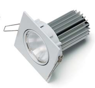 Светильник светодиодный встраиваемый (квадратный) - Vossloh-Schwabe LEDSpot ActiveLine PRO Quad LR4W – XTE 3000K bin Q3 белый - 550342 фото