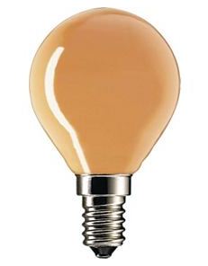Лампа накаливания цветная - Philips Party 15W E14 220-240V P45 OR 1CT/10X10F 871150033265350 фото