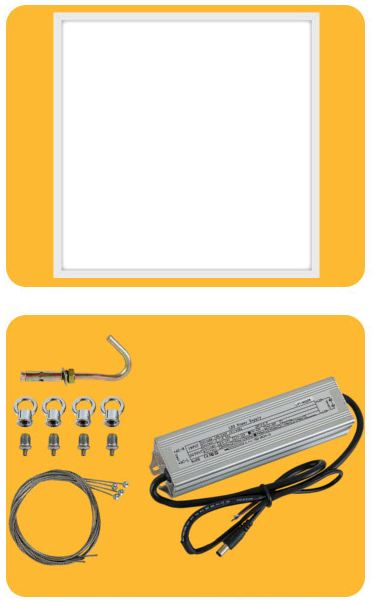 Светодиодная панель - Kreonix 60х60 см 500 SMD 220V 120 градусов Kreonix_SP_500SMD_3000 фото