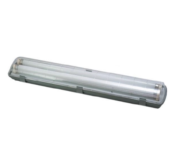Светильник люминесцентный пылевлагозащитный - LEEK T8 02 2x20 002 220V G13 IP65 - LE060600-0005 фото