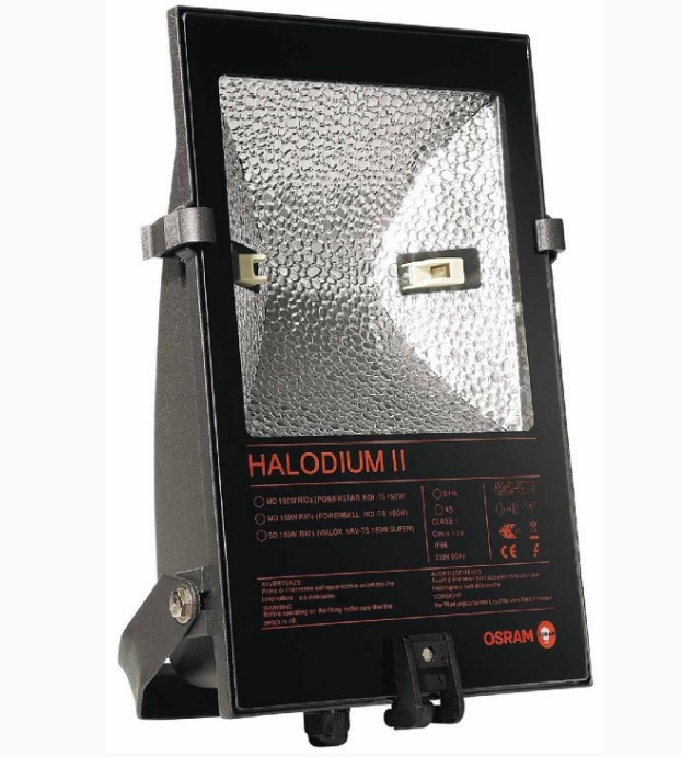 Светильник прожекторного типа (влагонепроницаемый) - OSRAM HALODIUM II AZ 150W ASM 230V - 4008321582911 фото