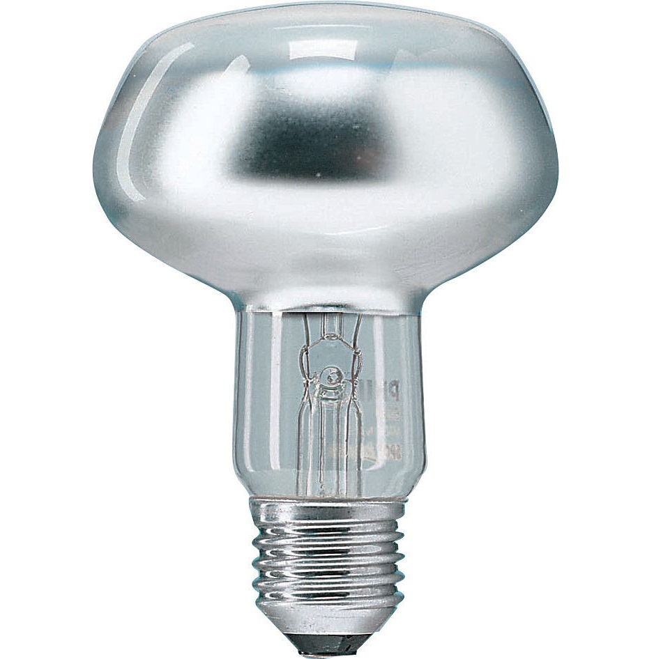 Лампа накаливания рефлекторная - Philips Reflector NR80 матовая 230V 60W 1000cd 25° - 871150006581078 фото