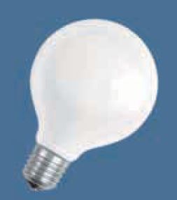 Лампа накаливания шарообразная OSRAM BELLALUX SOFT WHITE GLOBE BELLA G120 SIL 100 - 4050300311739 фото