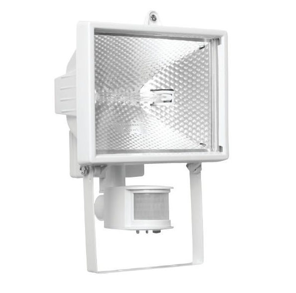Прожектор галогенный с датчиком движения - Navigator NFL-SH1-150-R7s/WH 230V J78 белый - 94608 фото