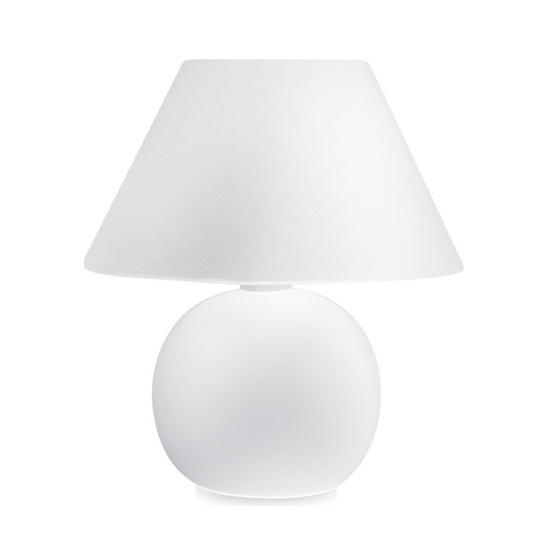 Светильник настольный декоративный - Camelion KD-408 C01 белый 220V 40W E14 - Camelion-10681 фото